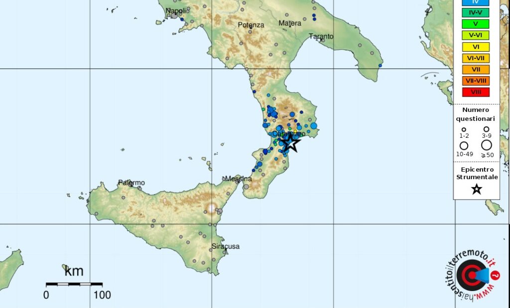 terremoto catanzaro calabria