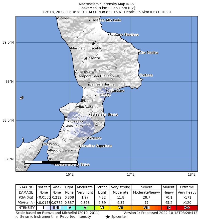 terremoto catanzaro