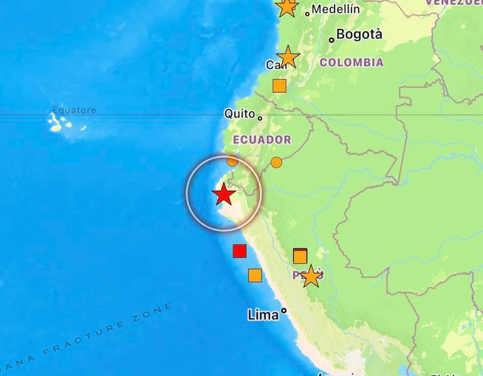 terremoto perù ecuador