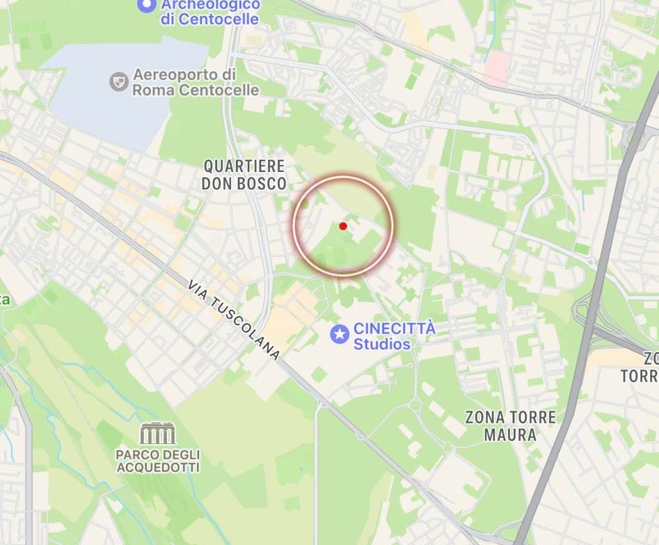 terremoto roma oggi