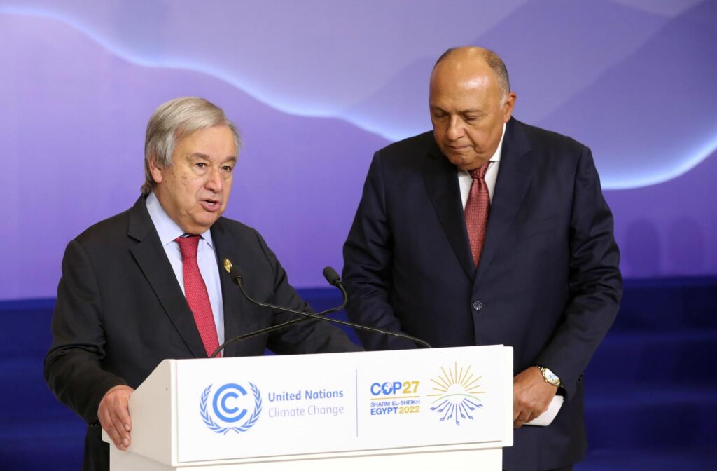 Antonio Guterres alla COP27