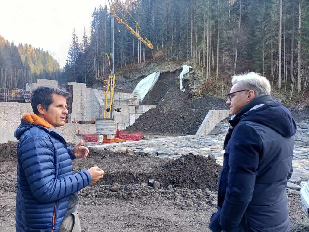 Selva di Cadore sopralluogo bottacin lavori dissesto idrogeologico