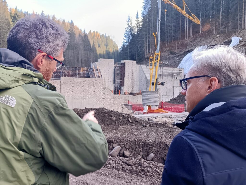 Selva di Cadore sopralluogo bottacin lavori dissesto idrogeologico