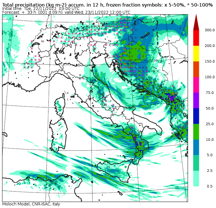 allerta meteo ciclone denise piogge domani