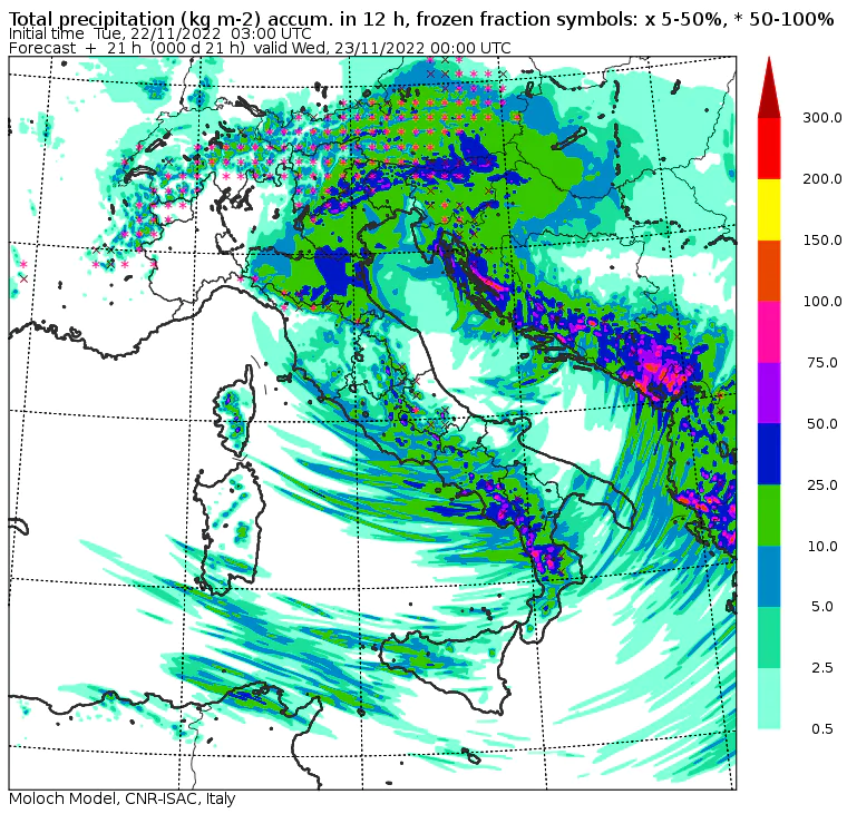 allerta meteo ciclone denise piogge oggi pomeriggio-sera