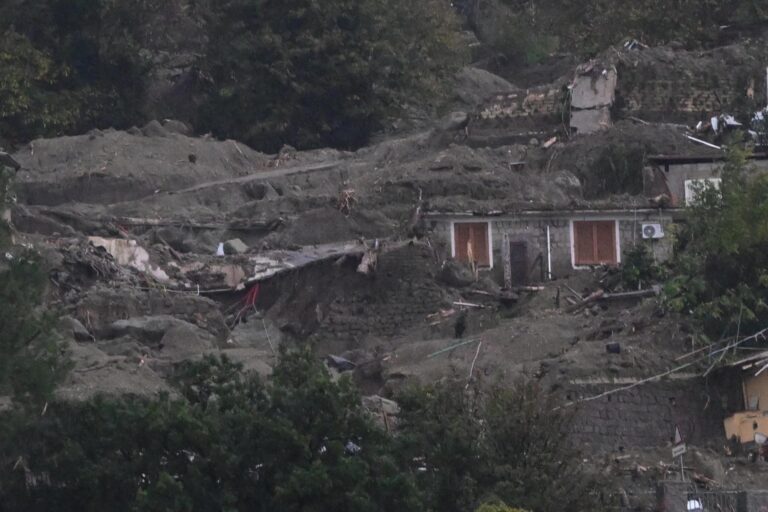 alluvione ischia foto panoramica