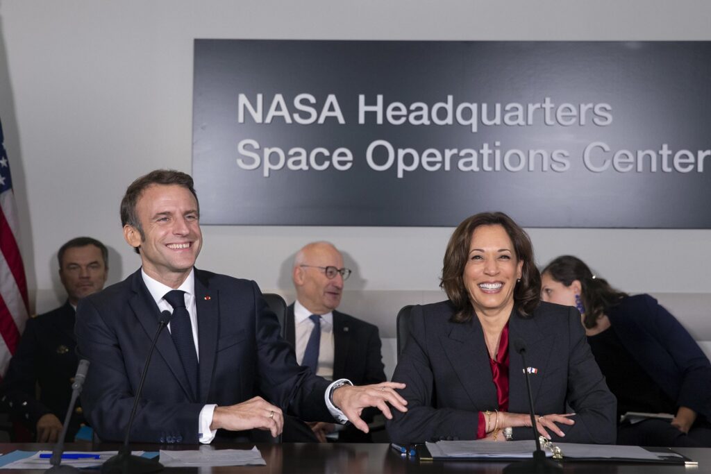 emmanuel macron nasa