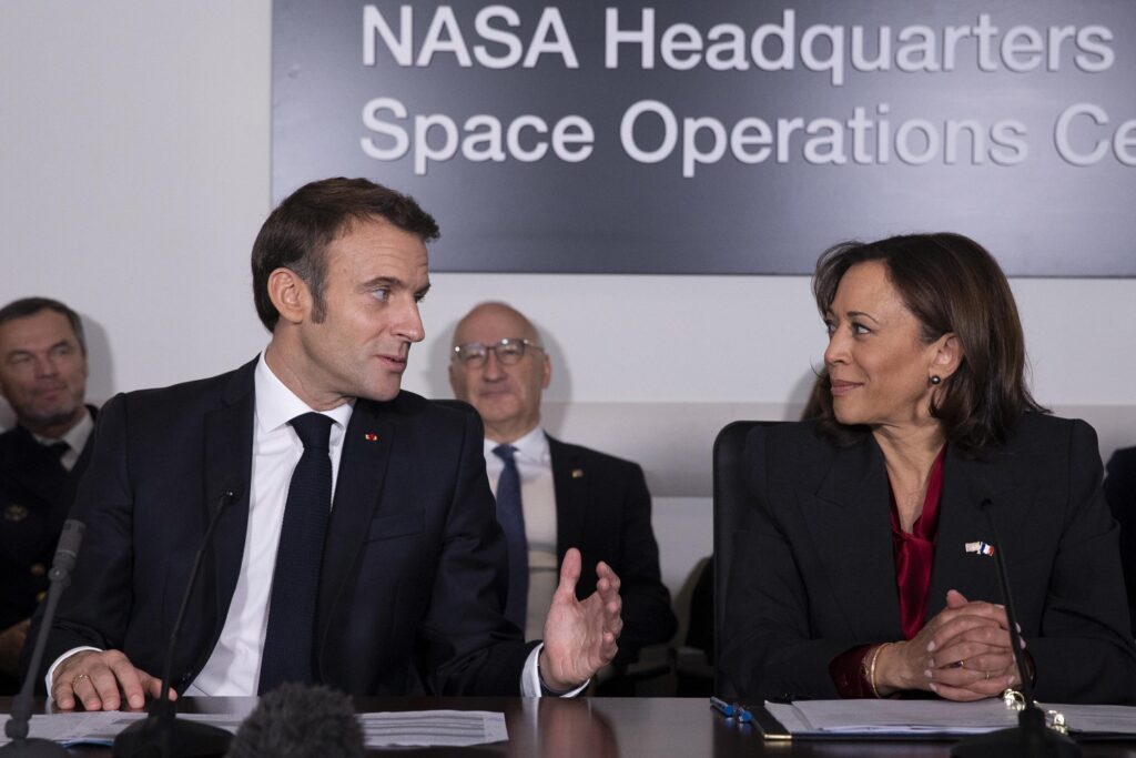 emmanuel macron nasa