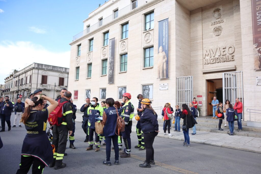 esercitazione anti sismica reggio calabria