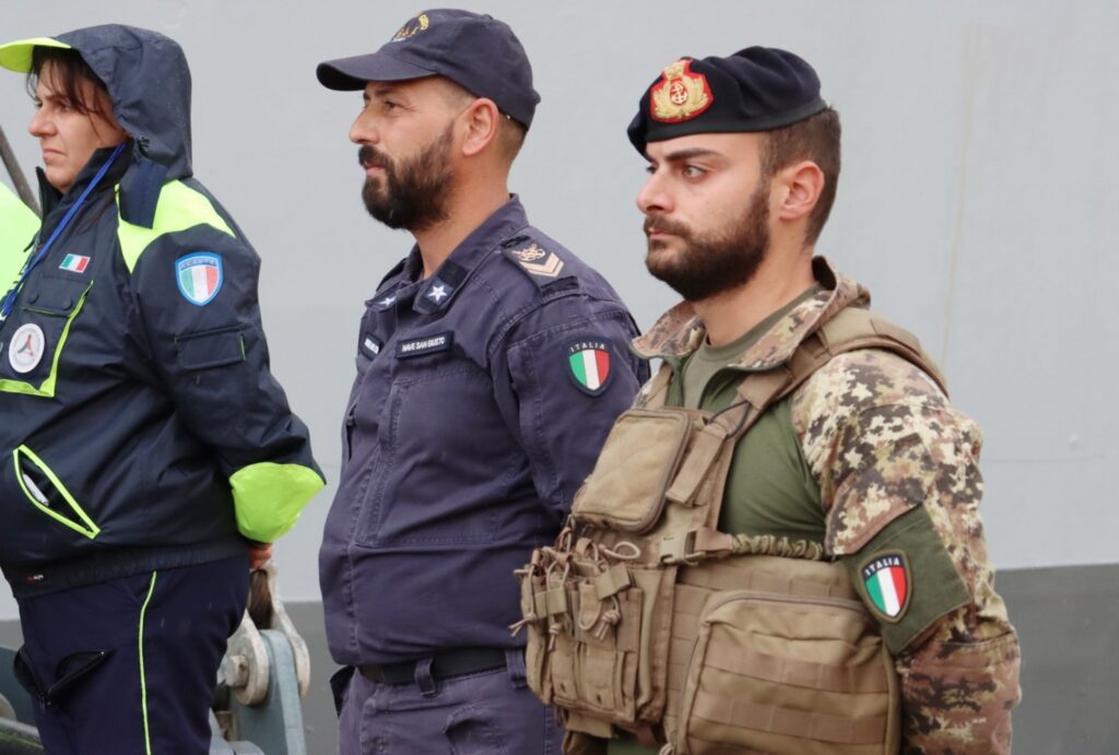 esercitazione antisismica porto reggio calabria protezione civile militari