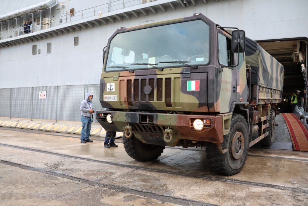 esercitazione antisismica porto reggio calabria protezione civile militari