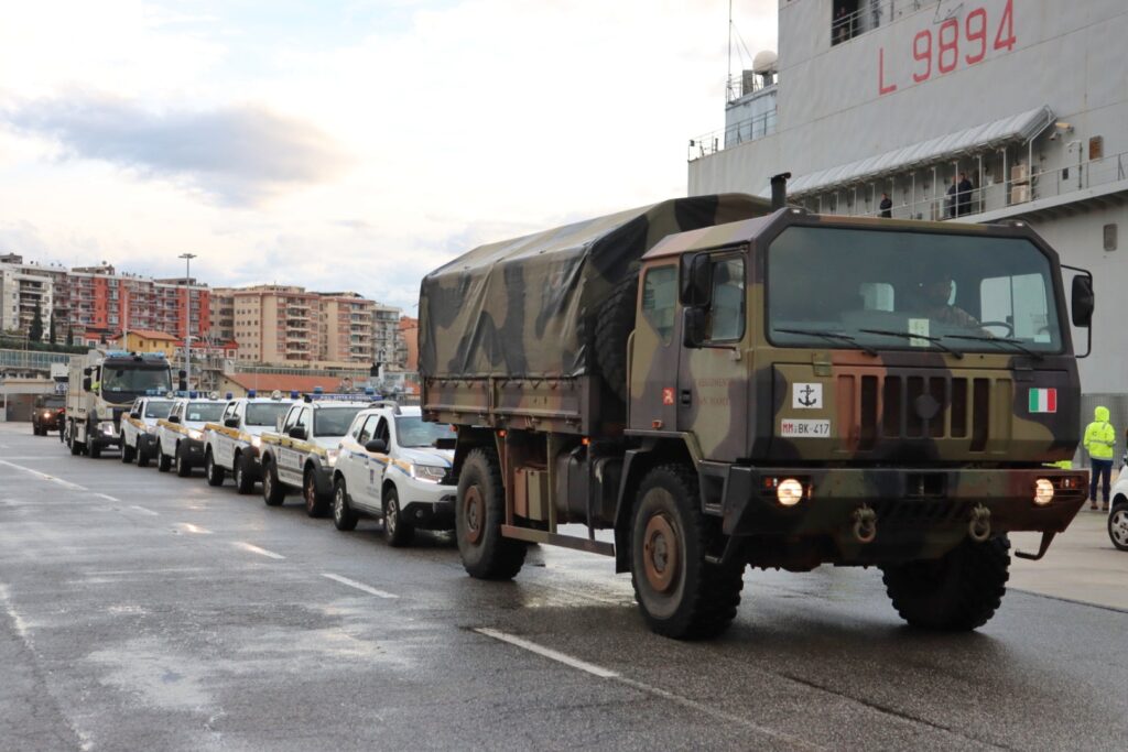 esercitazione antisismica porto reggio calabria protezione civile militari