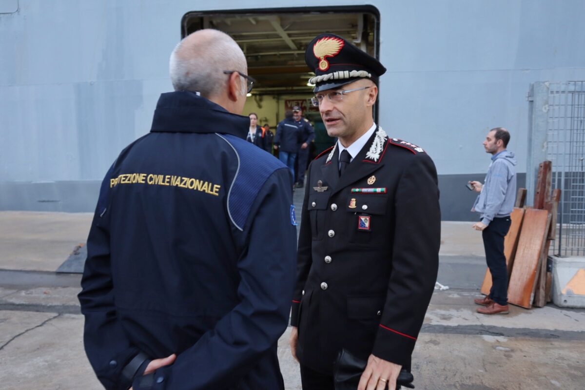 esercitazione antisismica porto reggio calabria protezione civile militari