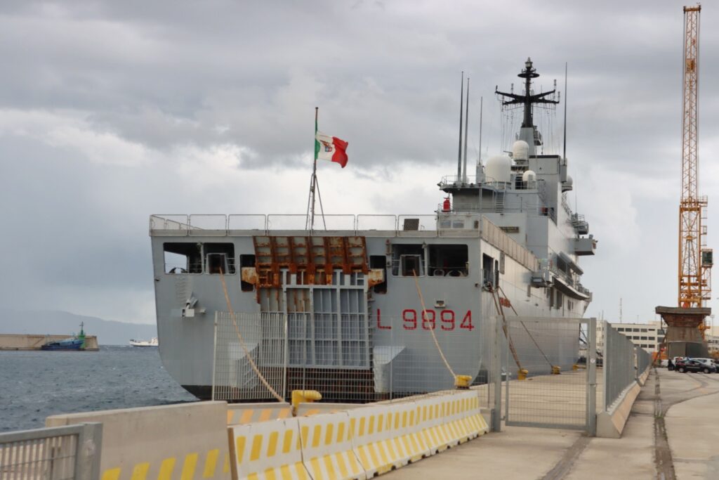 esercitazione antisismica porto reggio calabria protezione civile militari