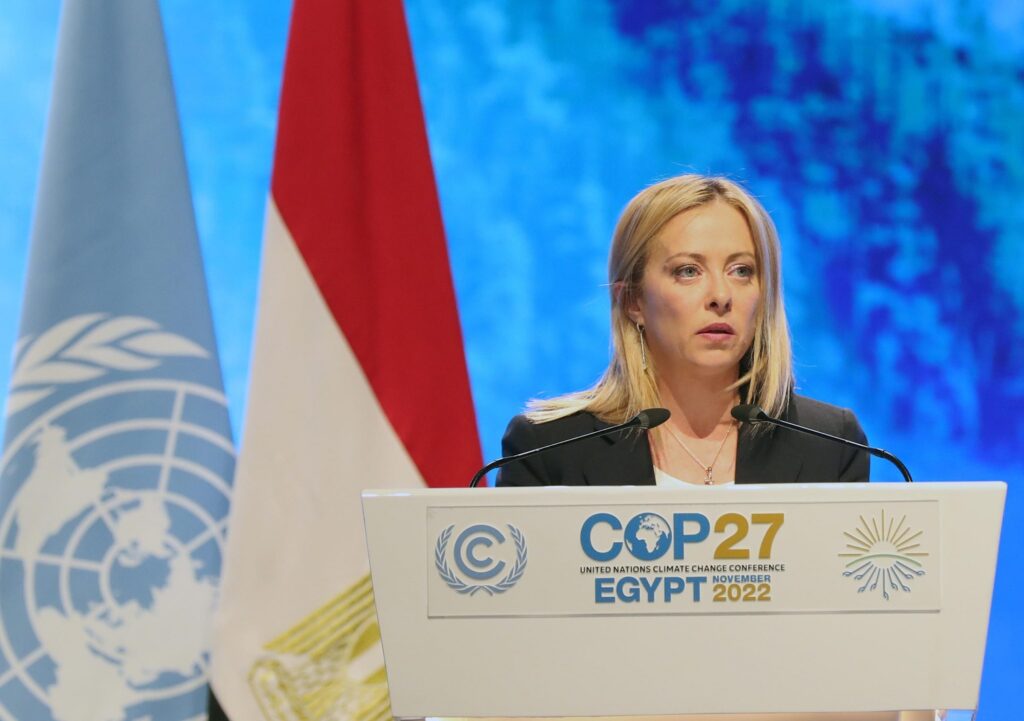 giorgia meloni cop27