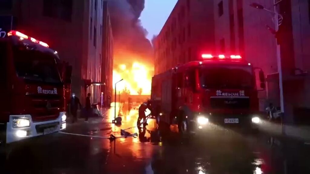 incendio Anyang cina