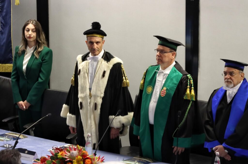 laurea honoris causa università reggio calabria principe alberto II di Monaco