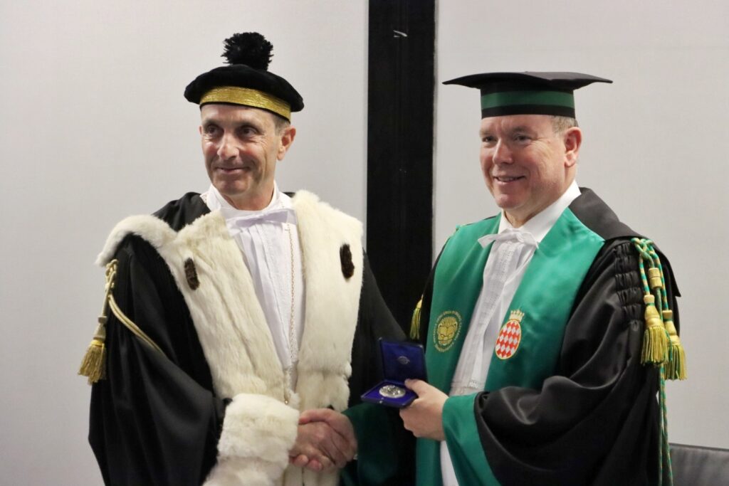 laurea honoris causa università reggio calabria principe alberto II di Monaco