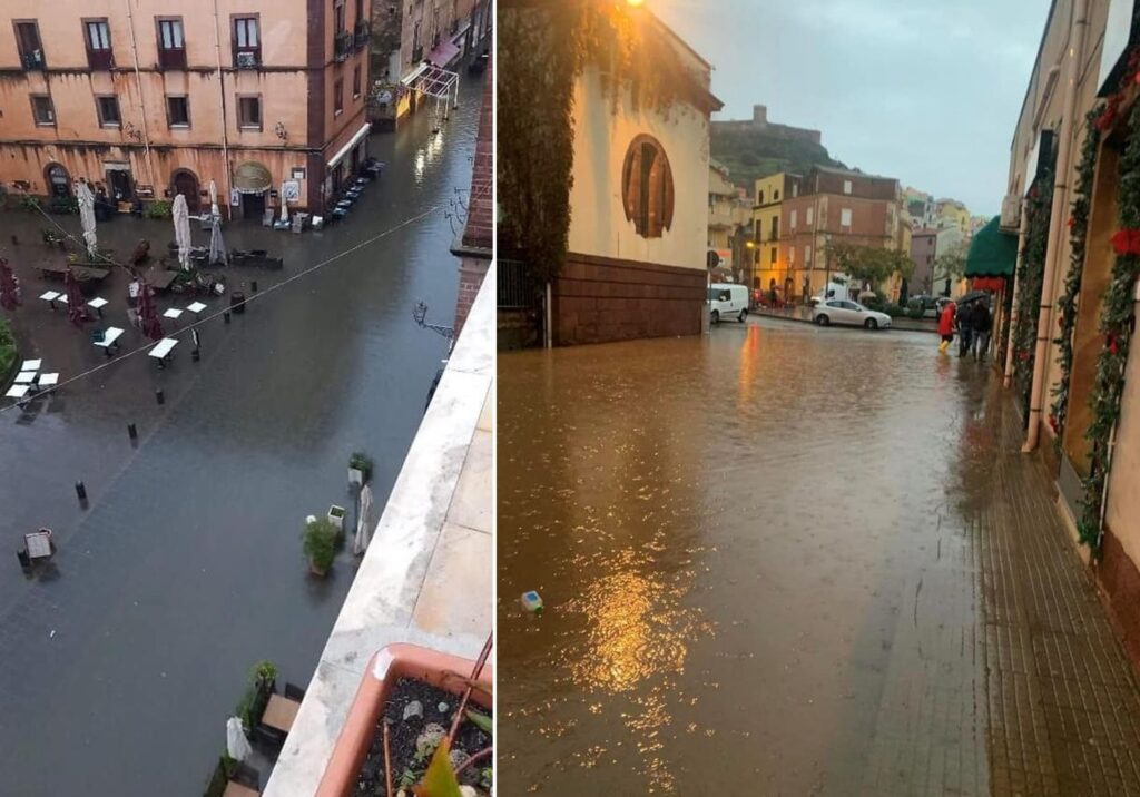 maltempo sardegna allagamenti bosa