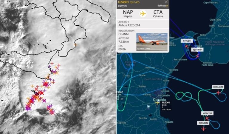 maltempo sicilia aerei difficoltà