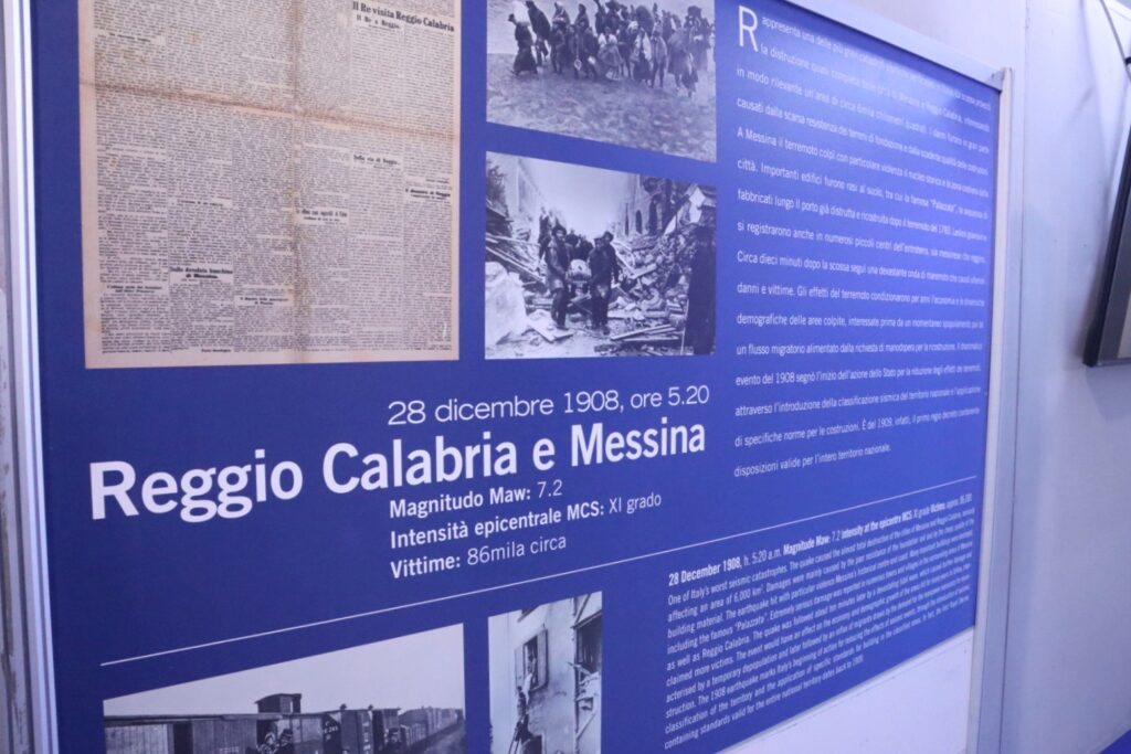 mostra terremoti d'italia reggio calabria