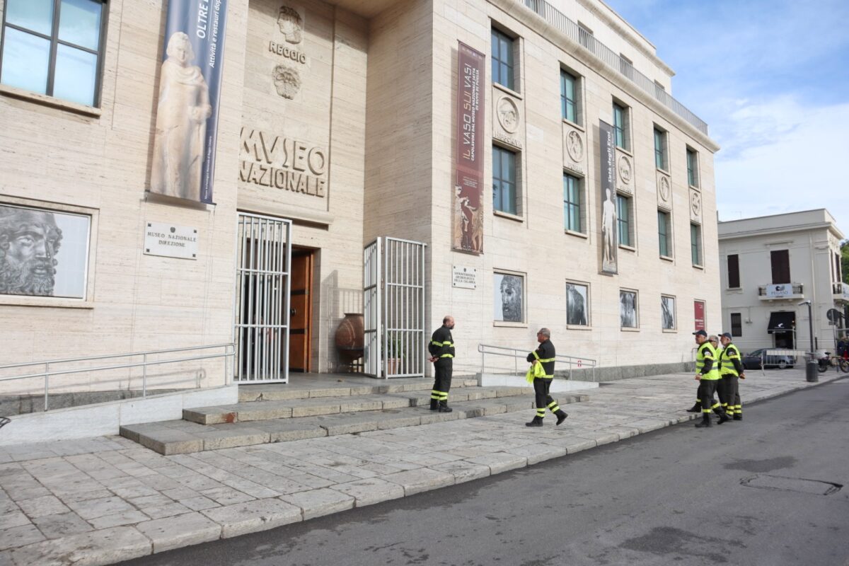 museo reggio calabria esercitazione antisismica