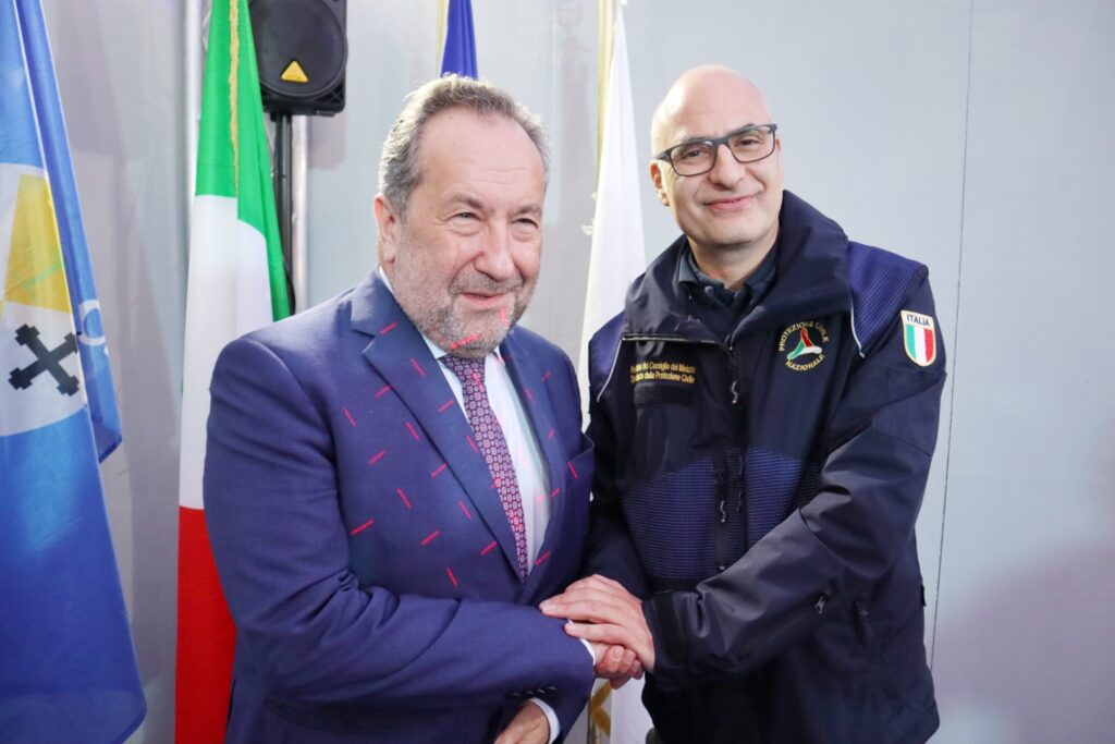 prefetto mariani capo protezione civile fabrizio curcio