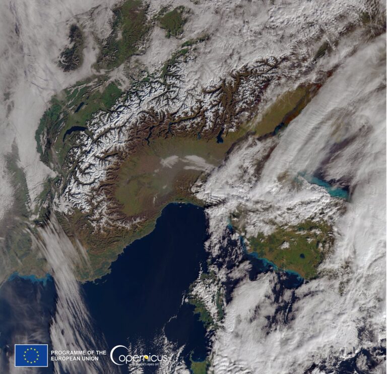 satellite italia 27 novembre 2022