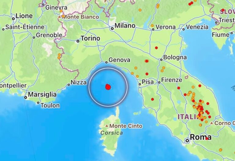 Scossa Di Terremoto Nel Mar Ligure Dati E Mappe 3419