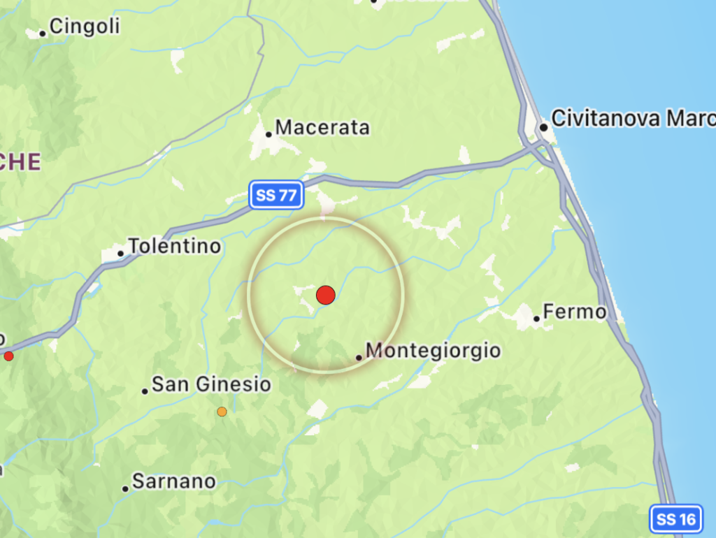 terremoto marche 10 novembre 2022