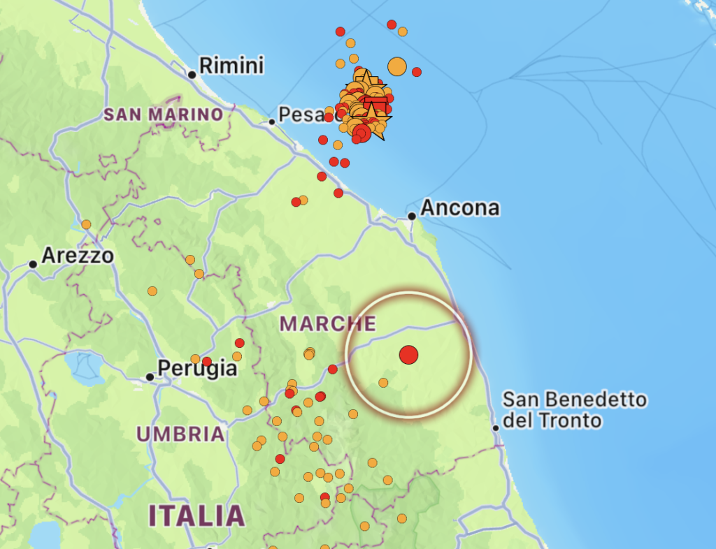 terremoto marche 10 novembre 2022