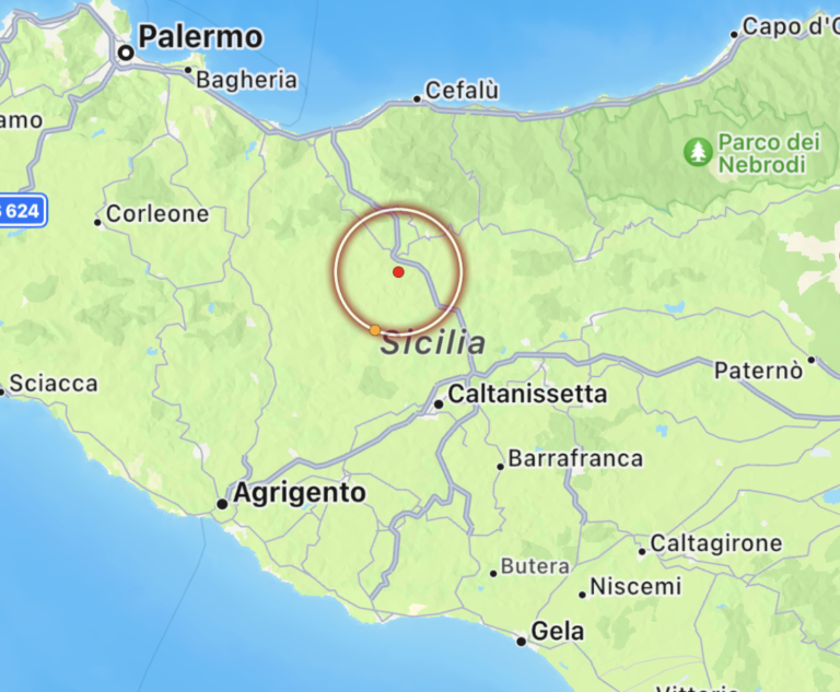 terremoto resuttano sicilia