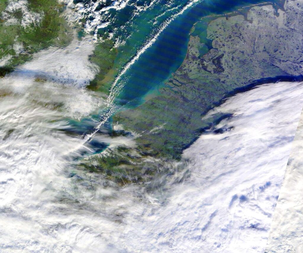 Neve Europa Dicembre 2022 vista dallo Spazio