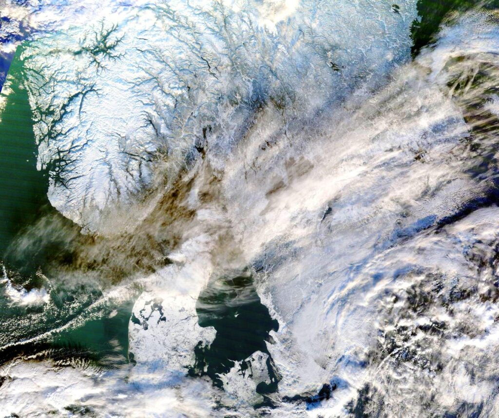 Neve Danimarca Svezia Norvegia Dicembre 2022