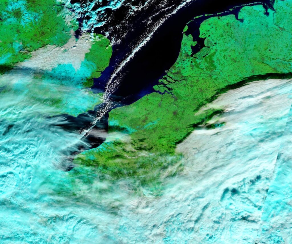 Neve Europa Dicembre 2022 vista dallo Spazio