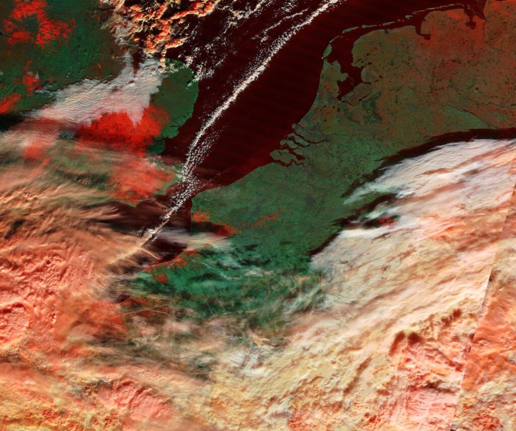 Neve Europa Dicembre 2022 vista dallo Spazio