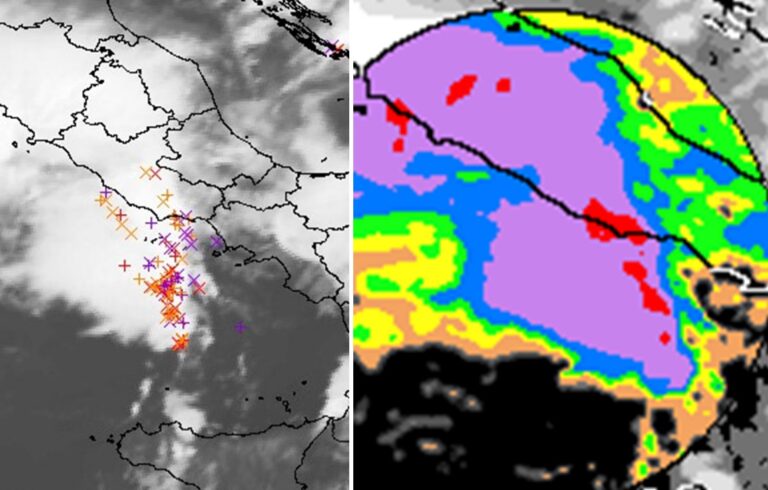 allerta meteo lazio campania notte