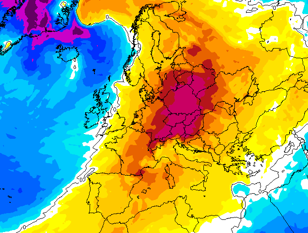 anomalie termiche europa 31 dicembre 2022