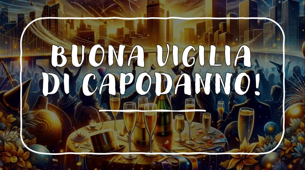 buona vigilia di capodanno