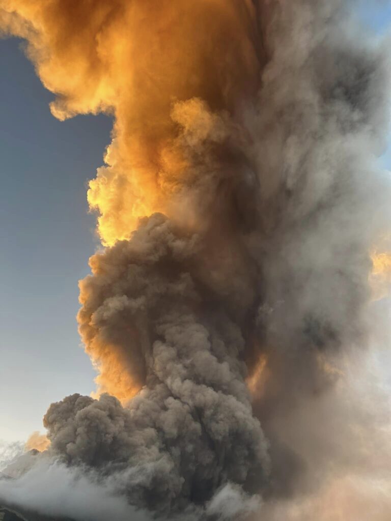 eruzione stromboli 4 dicembre 2022