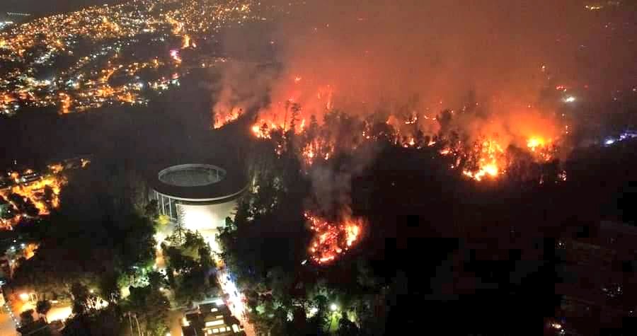 incendio Cile Viña del Mar