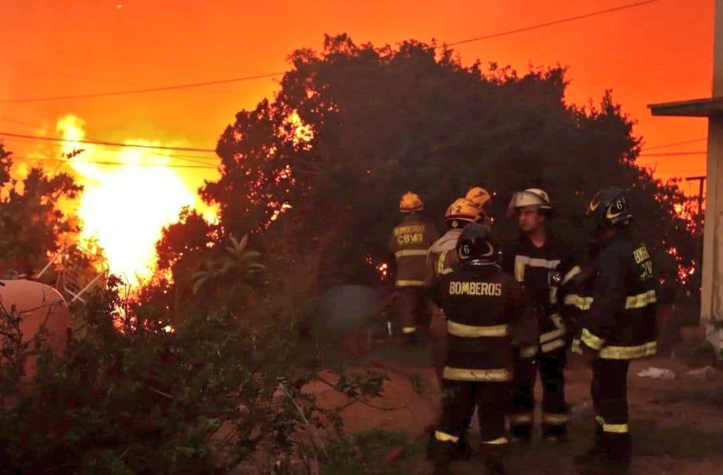 incendio Cile Viña del Mar