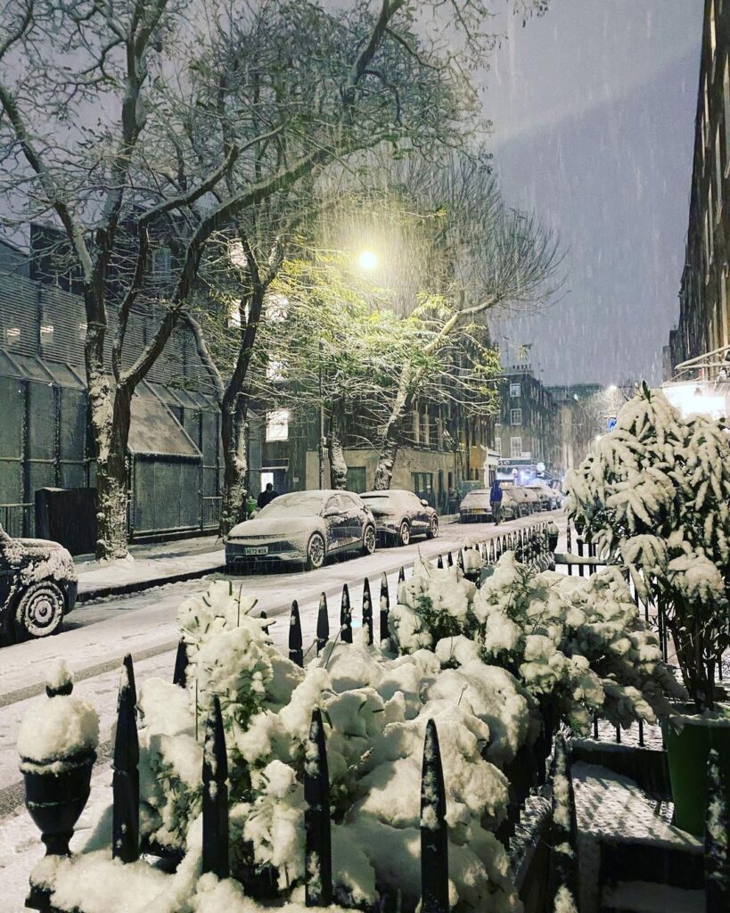 londra neve 12 dicembre 2022