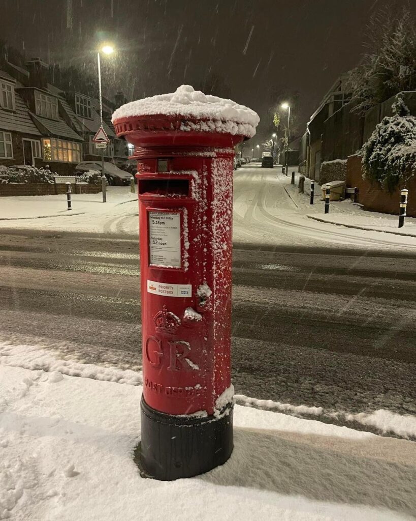 londra neve 12 dicembre 2022