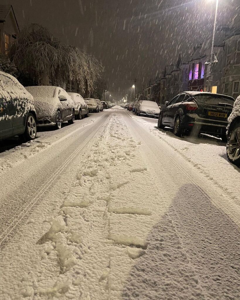 londra neve 12 dicembre 2022