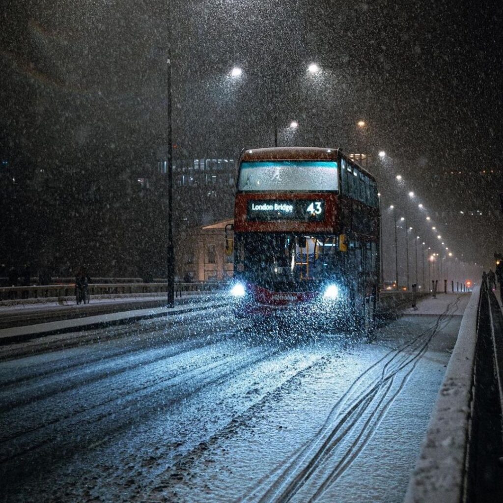 londra neve 12 dicembre 2022