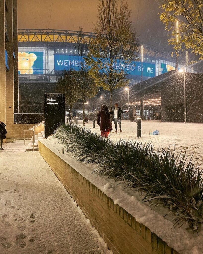 londra neve 12 dicembre 2022