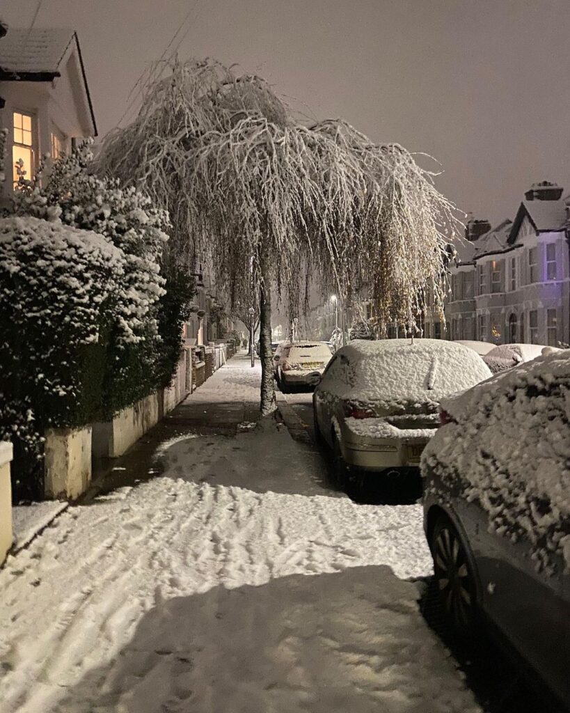 londra neve 12 dicembre 2022