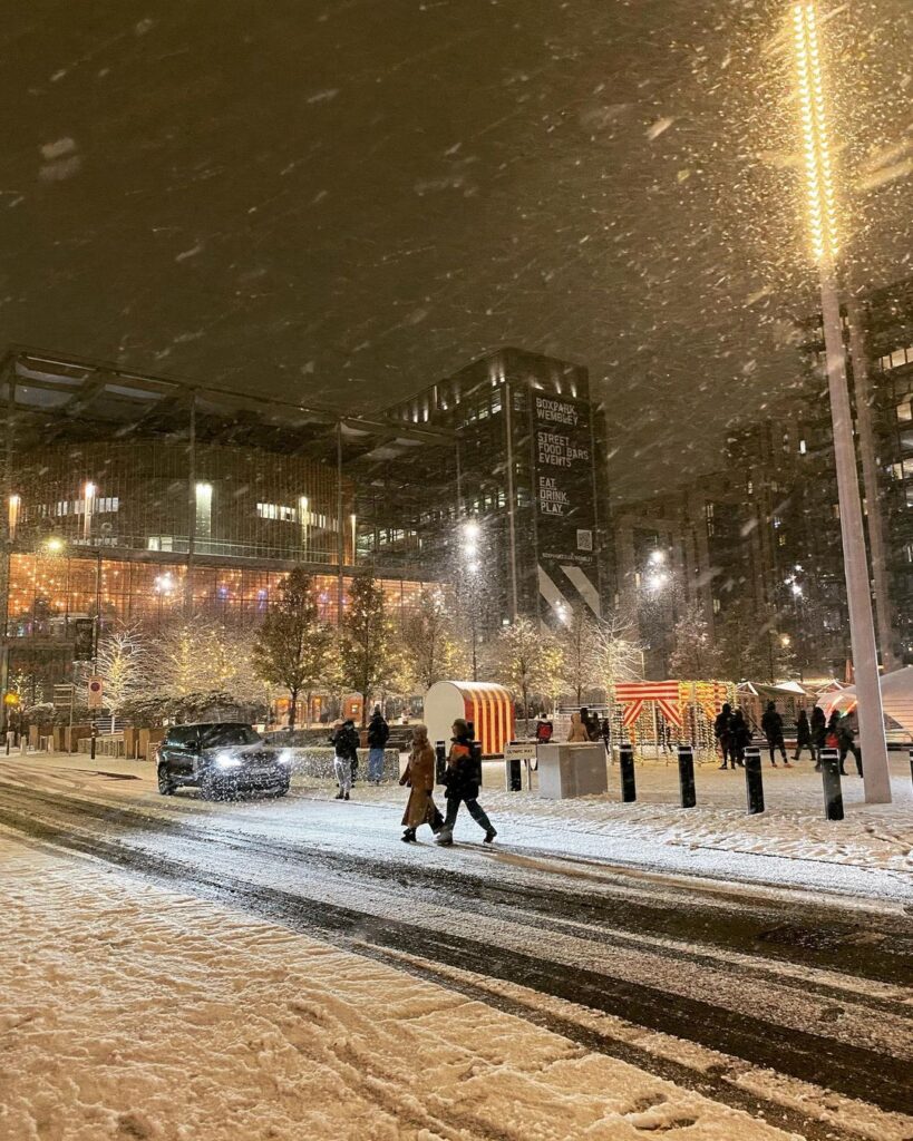 londra neve 12 dicembre 2022