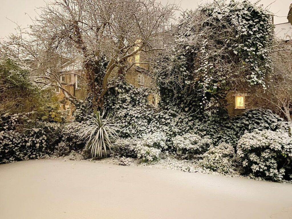 londra neve 12 dicembre 2022